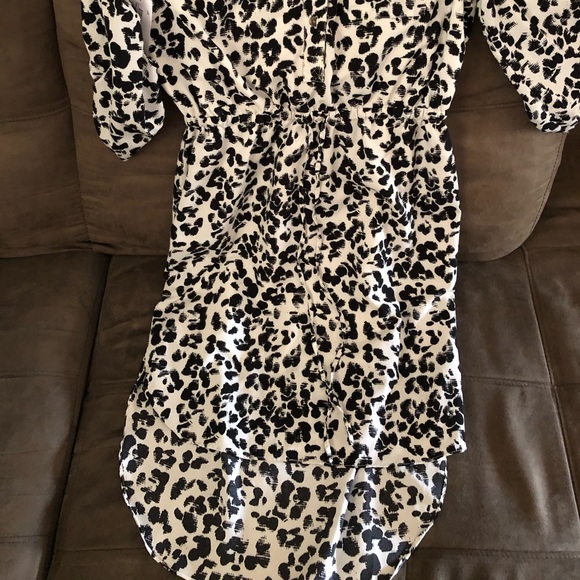 Merona Black and White Animal Print Dress - Picture 4 of 4